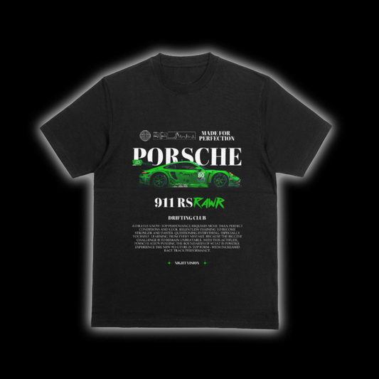 PORSCHE T-SHIRT NEGRA